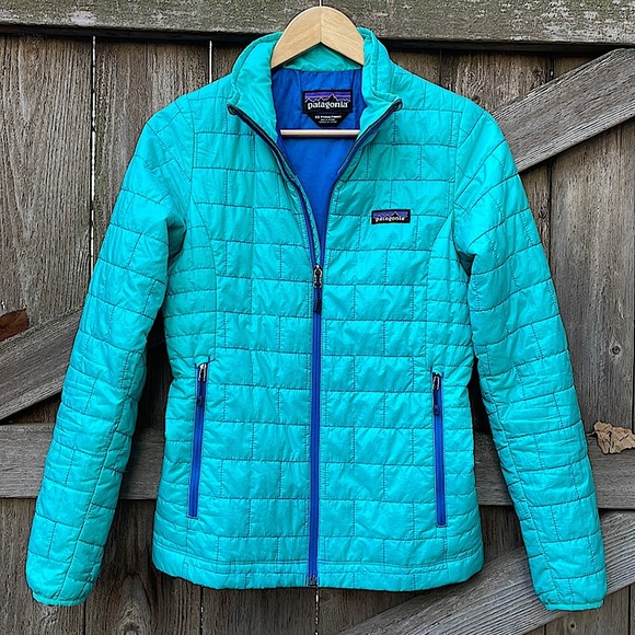 Patagonia Jackets & Blazers - ✨$198✨ Patagonia Teal Full Zip Nano Pudd Windbreaker XS